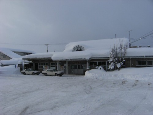 冬の黒姫駅 