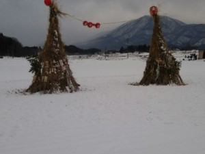 各地でどんど焼きが行われました