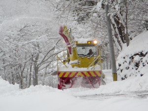 各地で雪で混乱