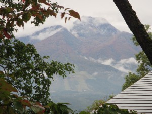 妙高山　初冠雪